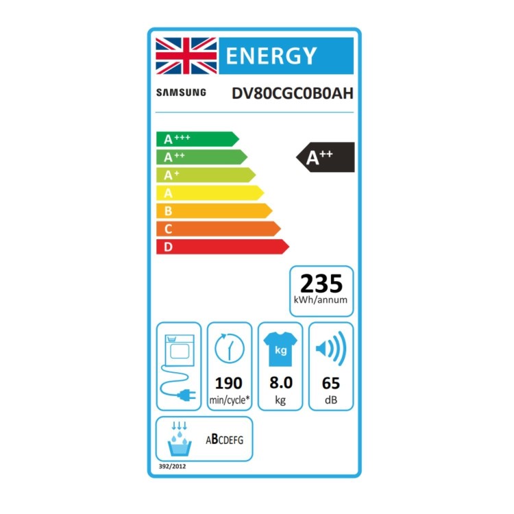 Samsung Series 5 OptimalDry 8kg Heat Pump Tumble Dryer - White