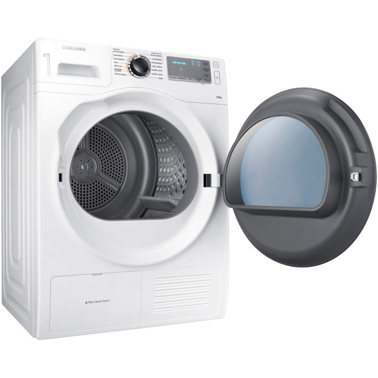 Samsung DV80H8100HW 8kg Freestanding Heat Pump Condenser Tumble Dryer White