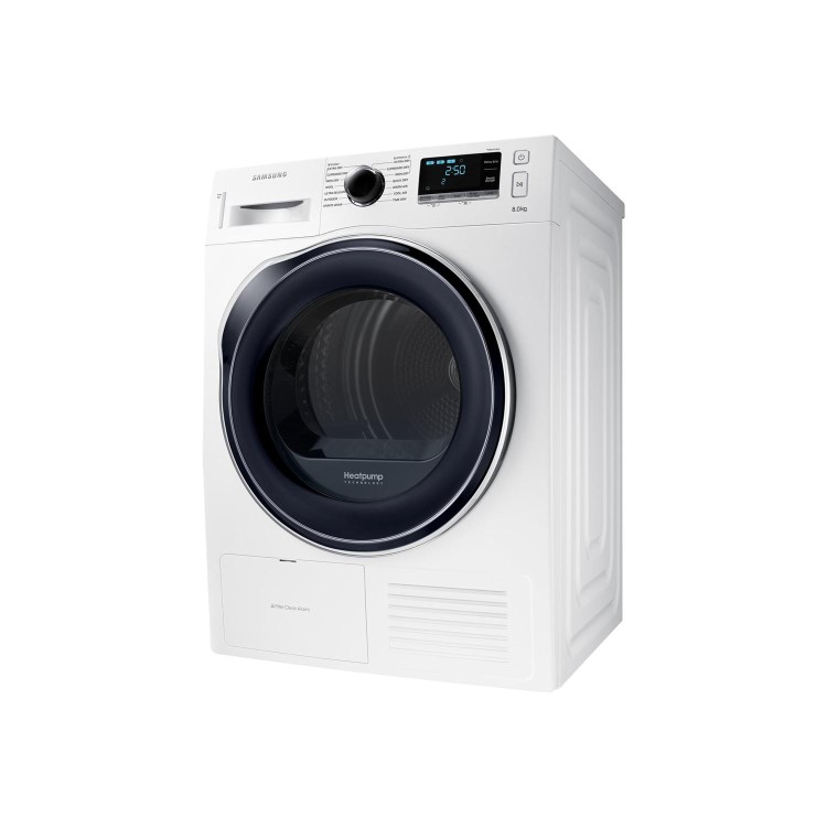 Refurbished Samsung DV80K6010CW Freestanding Heat Pump 8KG Tumble Dryer White