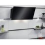 AEG 7000 Series 90cm Angled Cooker Hood with Hob2Hood - Black