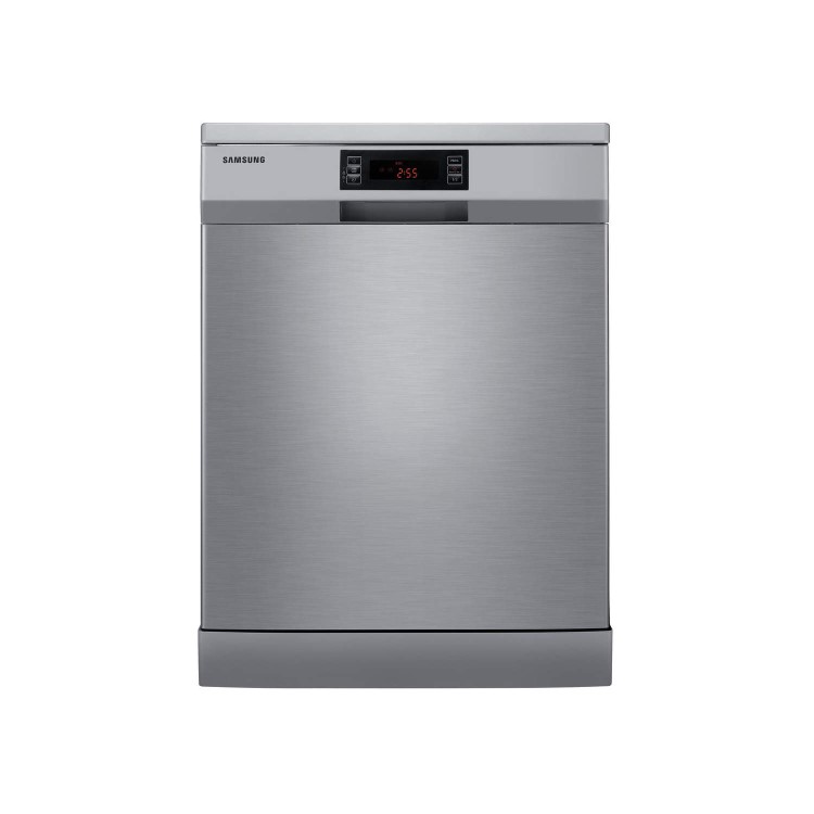 Samsung DW-FN320T 12 Place Freestanding Dishwasher - Silver With Stainless Steel Effect Door