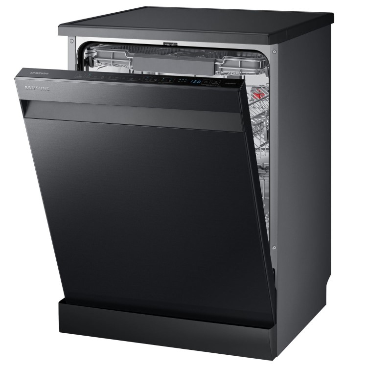 Refurbished Samsung Series 11 DW60A8050FB 14 Place Freestanding Dishwasher Black