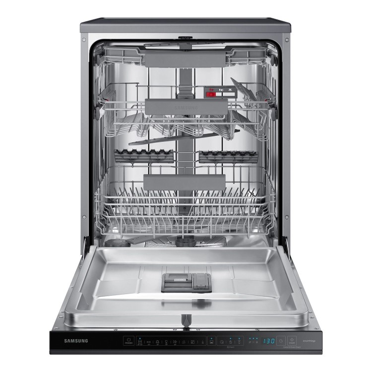 Refurbished Samsung Series 11 DW60A8050FB 14 Place Freestanding Dishwasher Black