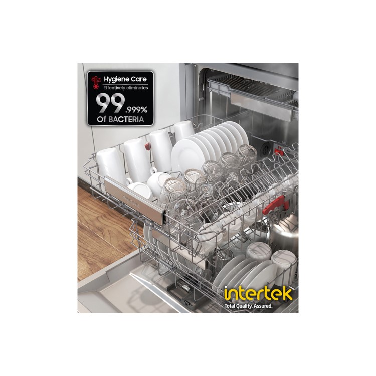 Samsung Series 11 Integrated Dishwasher - Smart Wi-Fi, B-Rated, Black control panel