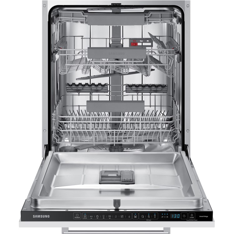 Samsung Series 11 Integrated Dishwasher - Smart Wi-Fi, B-Rated, Black control panel