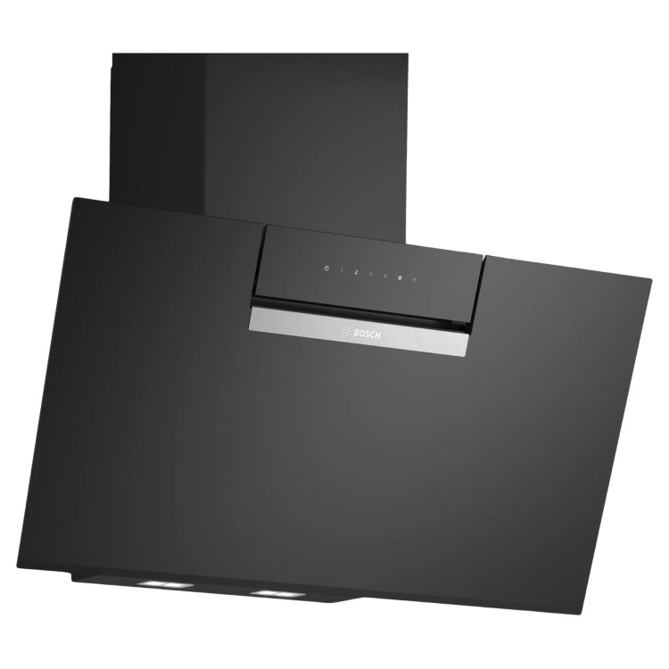 Bosch Series 4 80cm Angled Chimney Cooker Hood - Black