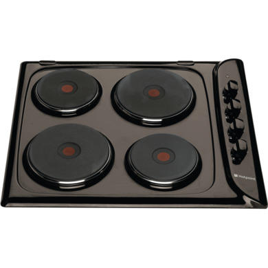 Hotpoint E604B 60cm Sealed Plate Hob Brown