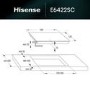 Hisense 60cm 4 Zone Ceramic Hob 