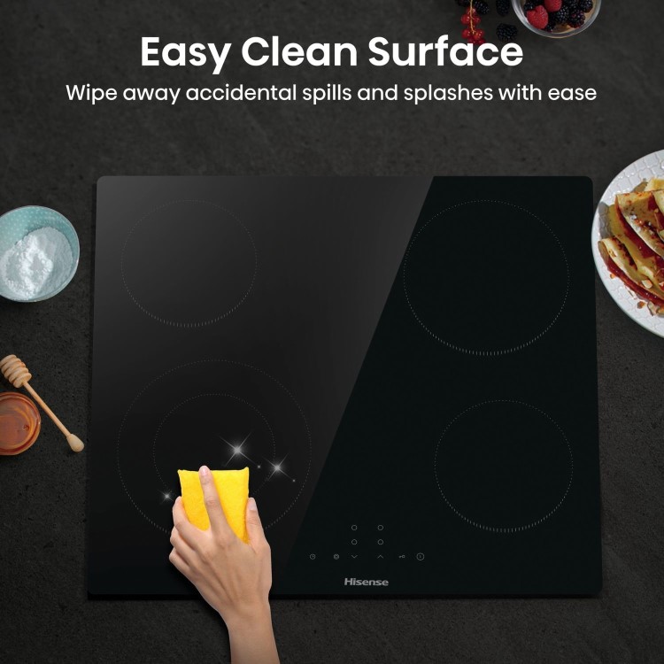 Hisense 60cm 4 Zone Ceramic Hob 