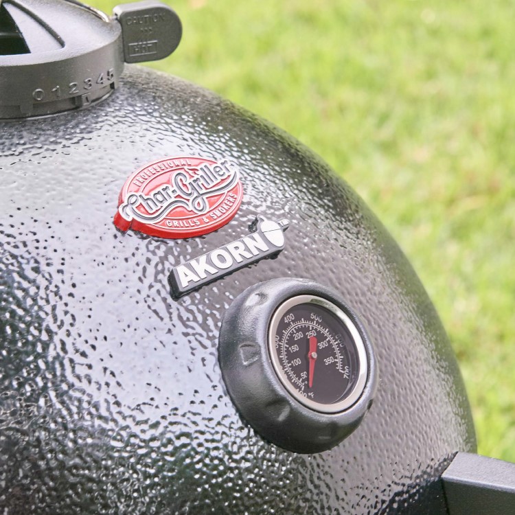 Char-Griller Akorn Jr. Kamado Grill & Smoker BBQ - Black