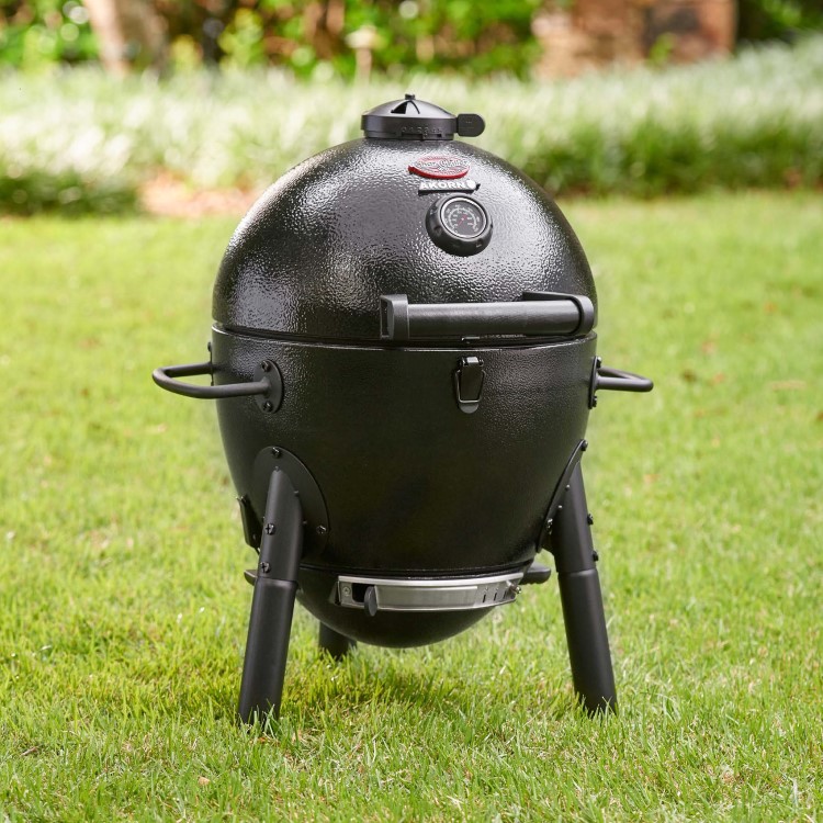 Char-Griller Akorn Jr. Kamado Grill & Smoker BBQ - Black