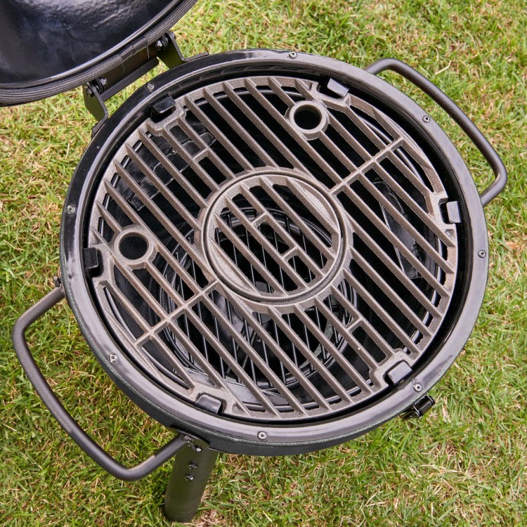 Char-Griller Akorn Jr. Kamado Grill & Smoker BBQ - Black