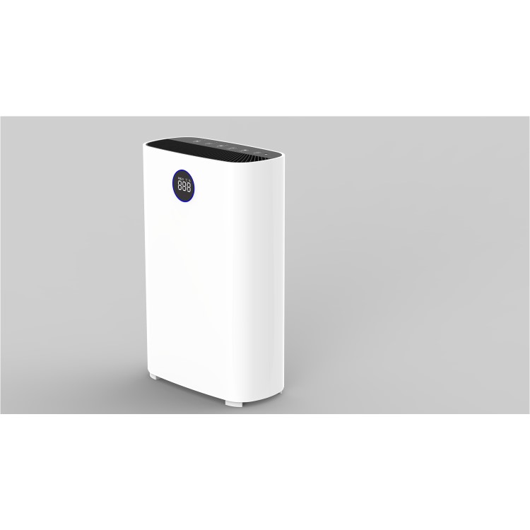 Refurbished electriQ Anti Bacterial PM2.5 HEPA Air Purifier with Air Quality Display and Timer for up to 120 sqm rooms