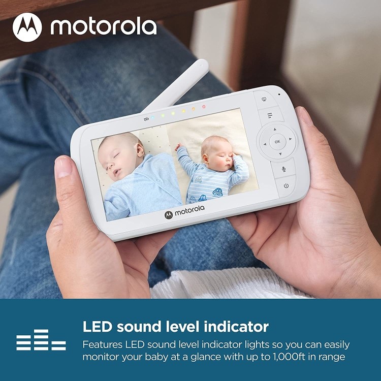 Motorola Ease 35  5" Video Baby Monitor 