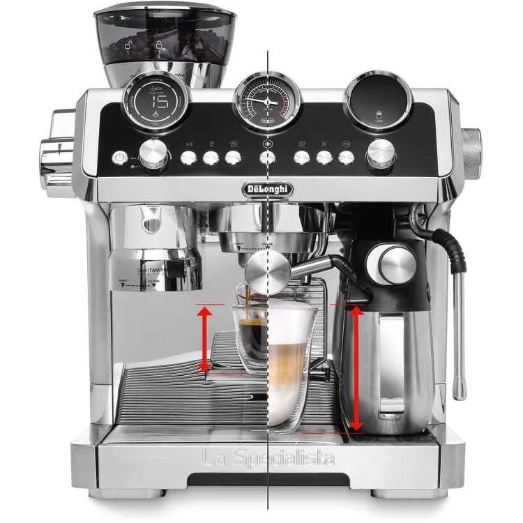 Refurbished Delonghi La Specialista Maestro Manual Bean to Cup Coffee Machine with Milk Frother