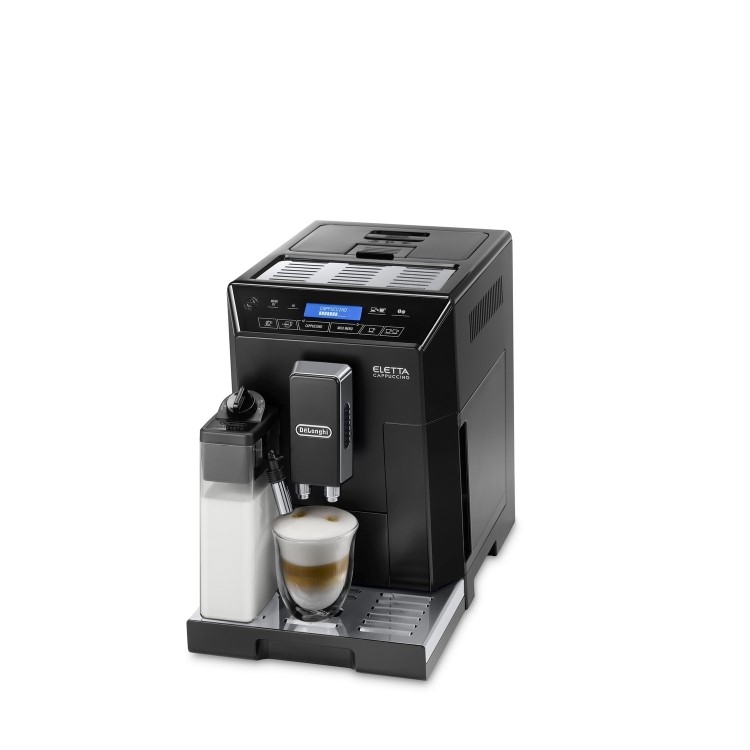 Delonghi Eletta Cappuccino Fully Automatic Bean to Cup Coffee Machine with Milk Frother - Black