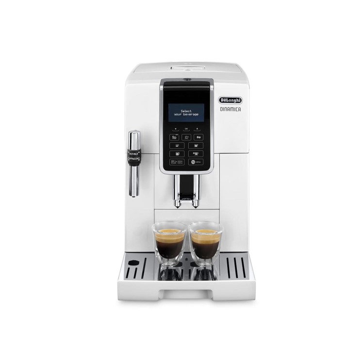 Refurbished Delonghi ECAM350.35.W Dinamica Bean to Cup Coffee Machine White