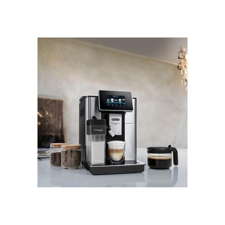 Delonghi Primadonna Soul Fully Automatic Bean to Cup Coffee Machine with Milk Frother - Black