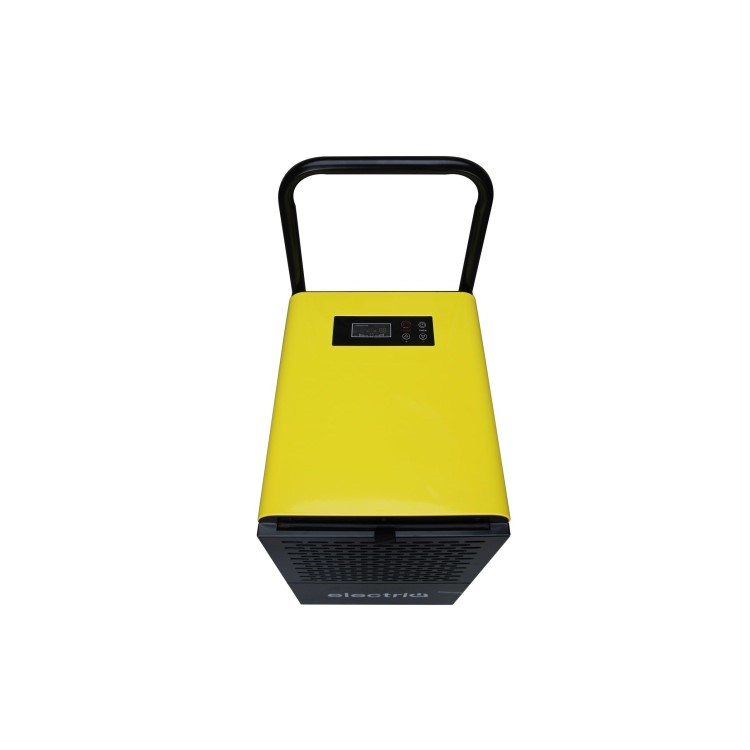 electriQ 30L Industrial Portable Dehumidifier with Metal Body & Large Wheels