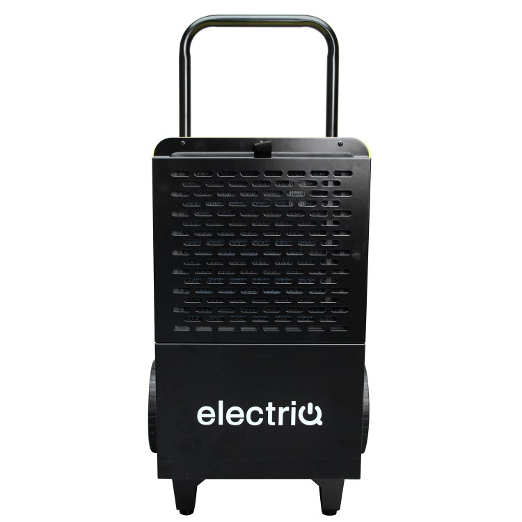 electriQ 50L Industrial Portable Dehumidifier with Metal Body & Large Wheels