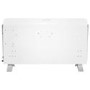 electriQ 2000W Smart Curved Designer Glass Panel Heater - Wall Mountable & Bathroom Safe - White