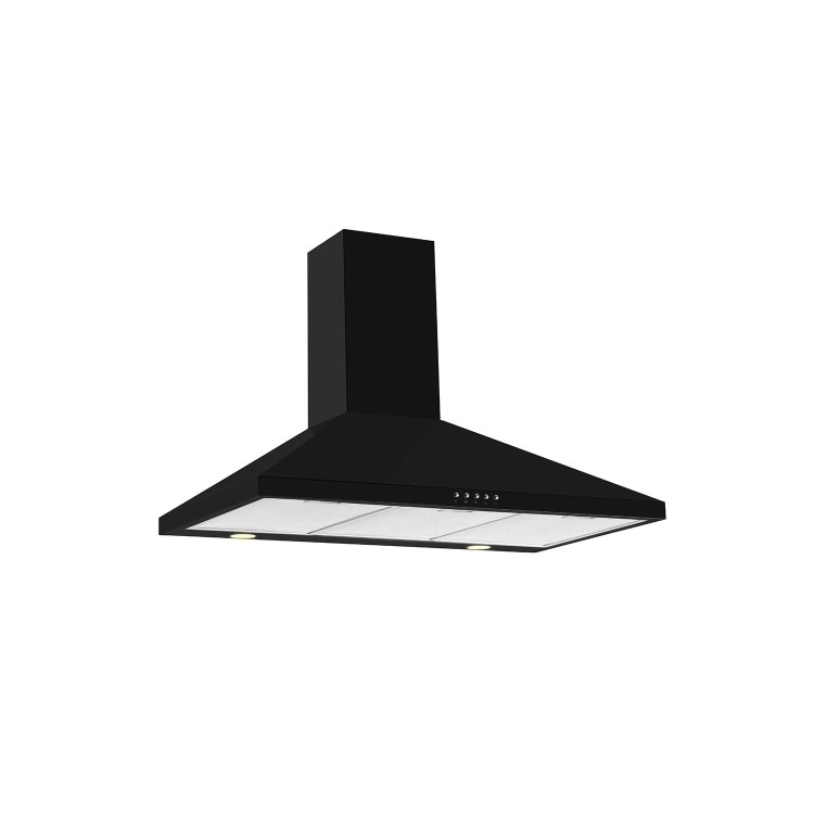 CDA 70cm Chimney Hood - Black