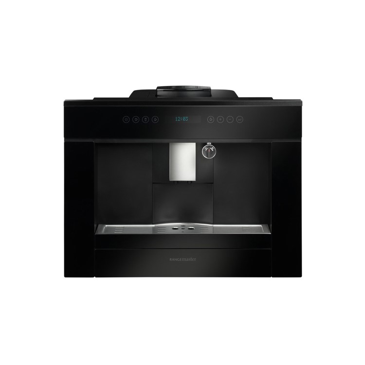 Refurbished Rangemaster ECL45CFBL/BL Eclipse Built-in Automatic Coffee Machine Black