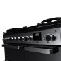 Rangemaster Edge Deluxe 90cm Dual Fuel Range Cooker - Black Glass