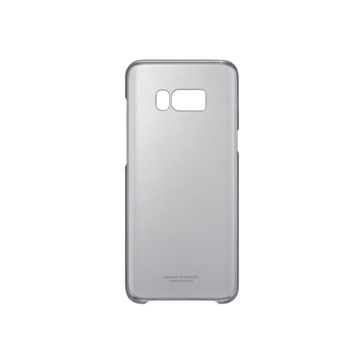 QG955CBE Clear Cover for Galaxy S8 Plus Black