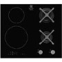 Electrolux EGD6576NOK Four Zone Dual Fuel Gas & Induction Hob Black