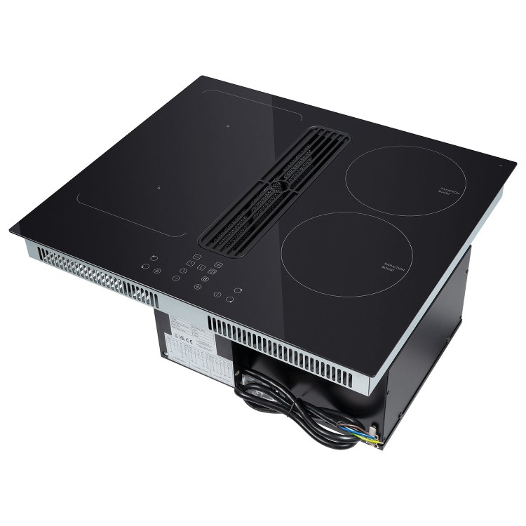 electriQ 60cm Venting Induction Hob with Flex Zone