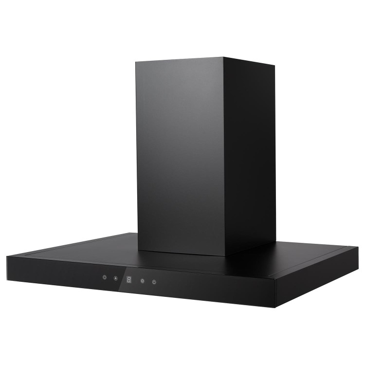 electriQ 60cm Touch Control Slimline Chimney Hood - Black