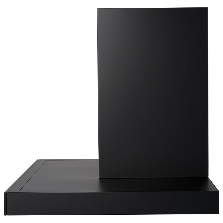 electriQ 60cm Touch Control Slimline Chimney Hood - Black