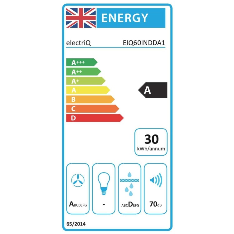 electriQ 80cm Venting Induction Hob