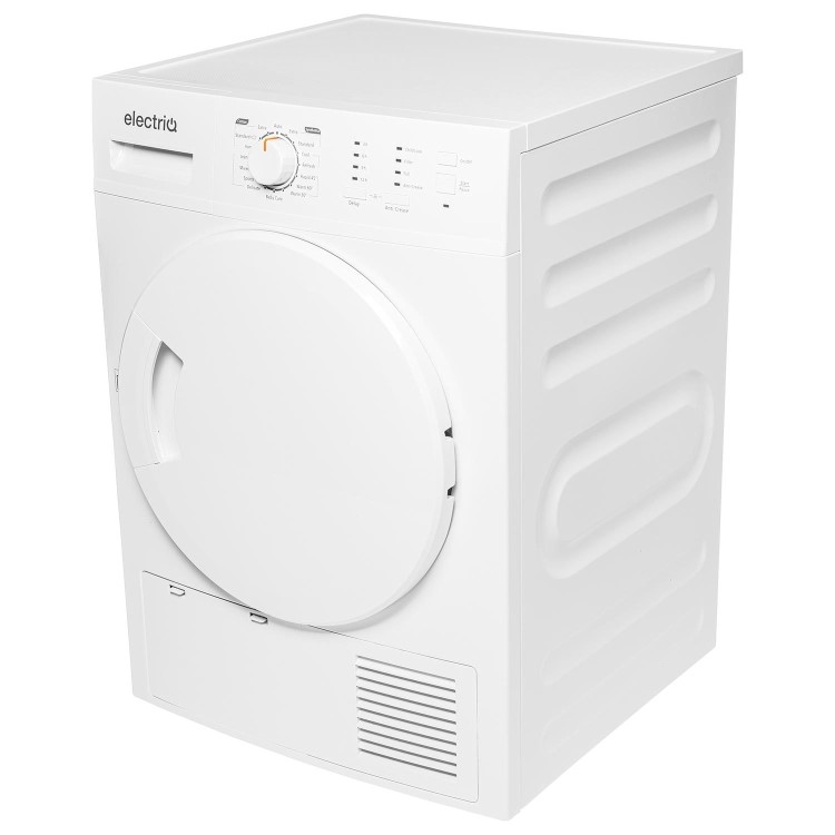 electriQ 8kg Condenser Tumble Dryer - White