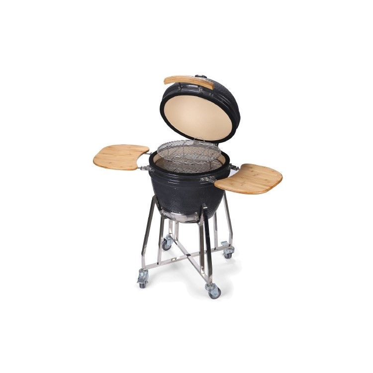 Boss Grill The Egg - 18 Inch Ceramic Kamado Style Charcoal Egg BBQ Grill