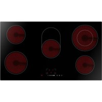 electriQ 90cm 5 zone Ceramic Bevelled Edge Schott Glass Hob