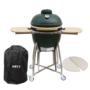 Boss Grill The Egg - 18 Inch Ceramic Kamado Style Charcoal Egg BBQ Grill - Green