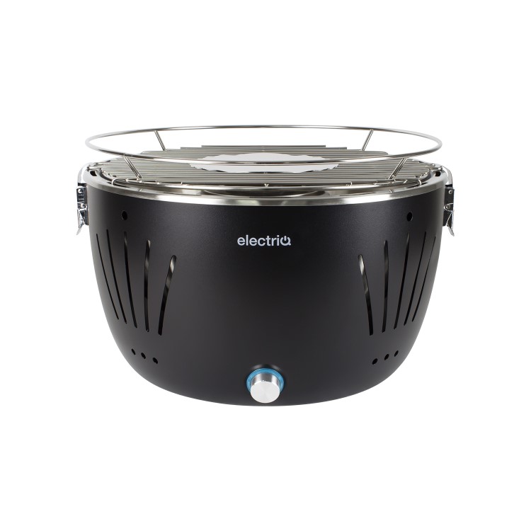 electriQ Portable Smokeless BBQ XL - Lotus Style with Fan