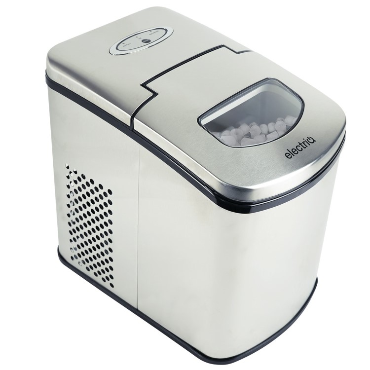 electriQ Countertop Ice Maker in Stainless Steel