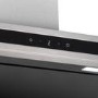 electriQ 90cm Slimline Touch Cooker Hood – Stainless Steel