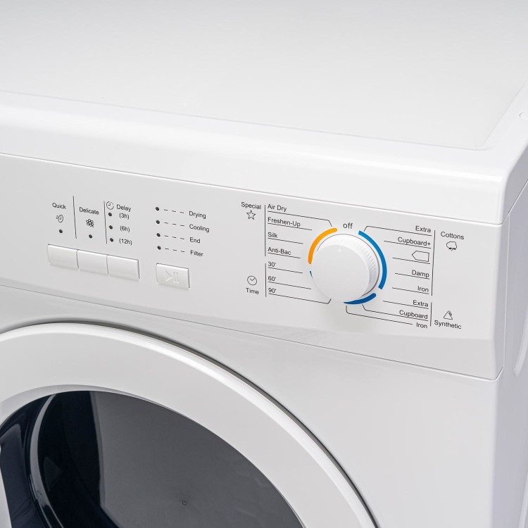 electriQ Series 2 7kg Vented Tumble Dryer – White