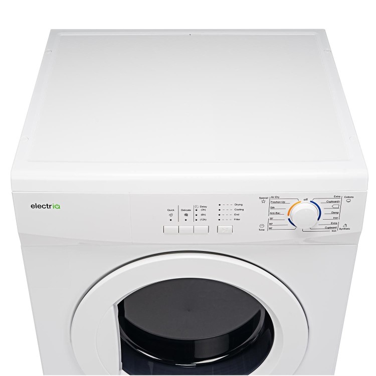 electriQ Series 2 7kg Vented Tumble Dryer – White