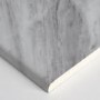 Grey Marmo Linea Wall Panel 1200mm Post Formed with Tongue and Groove - Wetwall