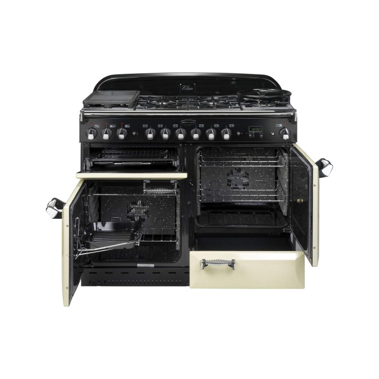 Rangemaster 100710 Elan 110cm Dual Fuel Range Cooker - Royal Pearl