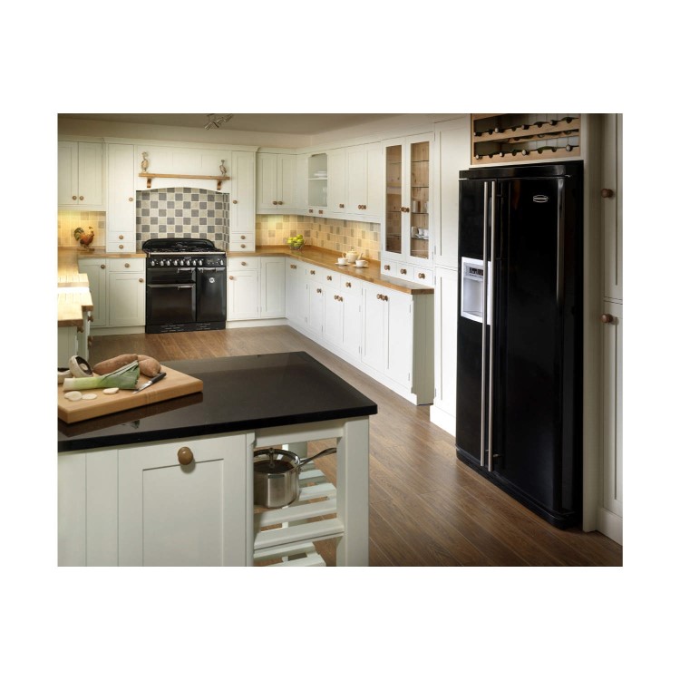 Rangemaster 75200 Elan 90cm Electric Range Cooker With Ceramic Hob - Black