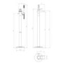 Chrome Waterfall Basin Mixer Tap & Freestanding Tap Pack - Elina