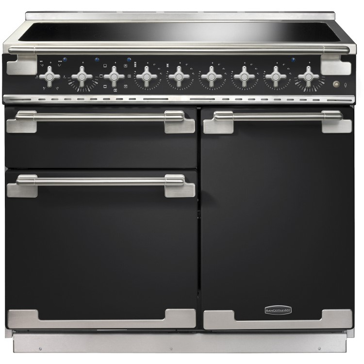 Rangemaster Elise 100cm Electric Induction Range Cooker - Black