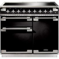 Rangemaster ELS100EIGB Elise 100 Electric Range Cooker with Induction Hob - Black