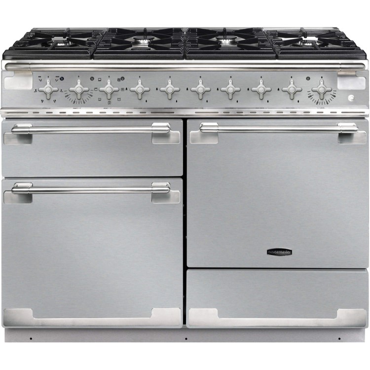 Rangemaster Elise 110cm Dual Fuel Range Cooker - Stainless Steel